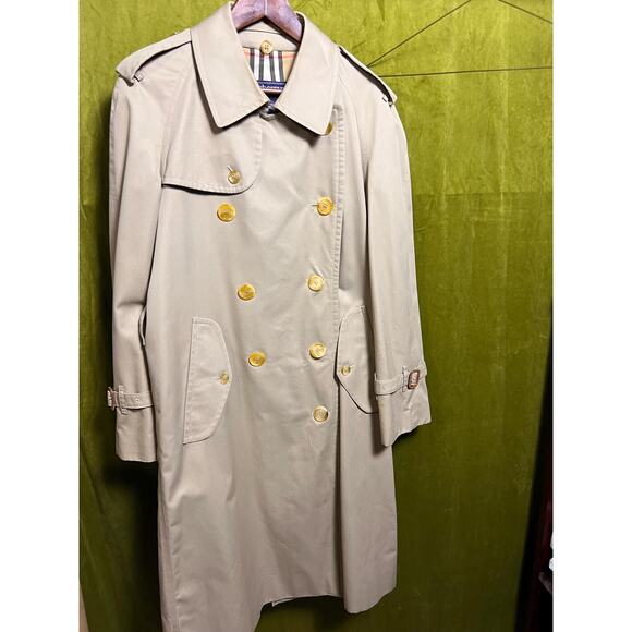 Vintage Burberrys’ Classic Trench Coat with Nova Check Lining - Picture 2 of 16